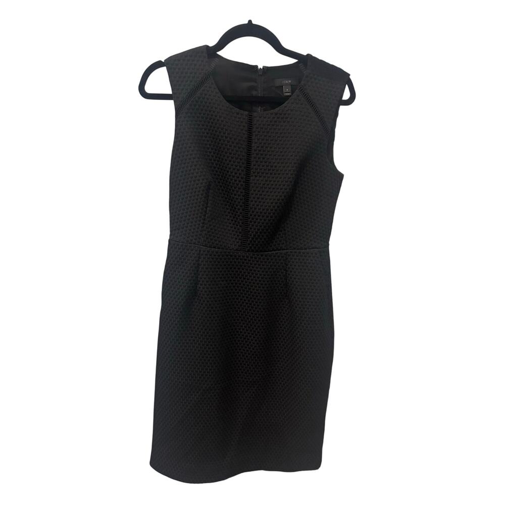 Black J. Crew sleeveless dress